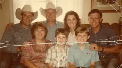 Verblasste Familienfotos